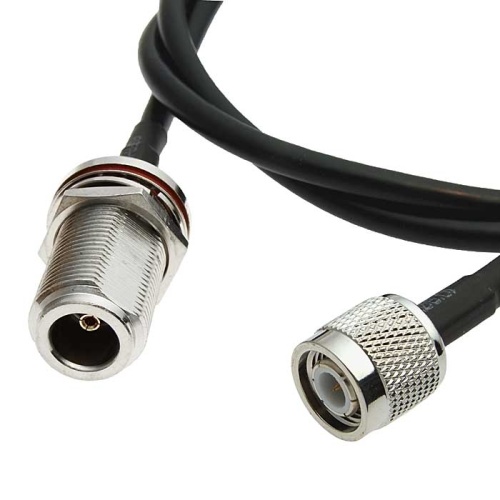 Разъём высокочастотный RUICHI TNC-J-RG58-100CM-N-KY, длина 100 см | код 104911 | Ruichi