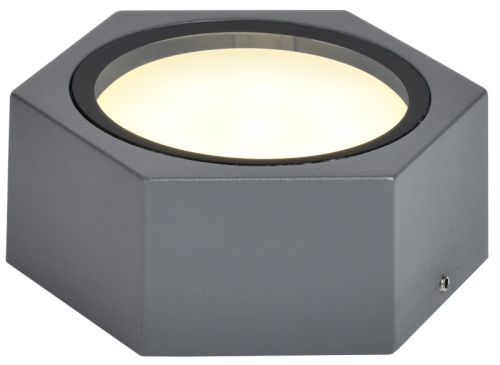 Светильник уличный 5204 потолочный GX53 IP65 серый IEK | код LT-UPU0-5204-GX53-1-K03 | IEK