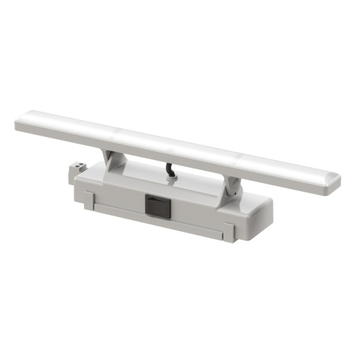 Светильник светодиодный 6 Вт, 220 В, с выключателем, поворотный, цвет серый | код R5LKL13 | DKC