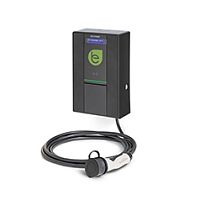 Зарядное устройство BE-W, Тип2, 22kW (32A, 400VAC 3P+N+E), с кабелем 4m, LCD, антрацит, 235x370x115mm, IK08, IP54 | код 205.W18-U0 | Scame