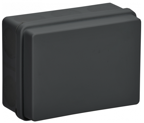 Коробка расп. КМ42441 о/п 150х110х70мм IP67 10вв. черная IEK | код UKO21-150-110-070-K02-66 | IEK