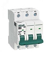 Выключатель автоматический 3Р 3А х-ка D ВА-103 6кА | код 12362DEK | Dekraft