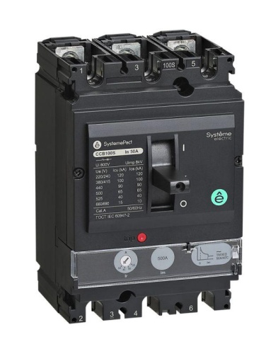 Включатель автоматический SYSTEMEPACT CCB160 36кА 3P3D TMD160 рычаг | код. SPC160F160L3DF | Systeme Electric