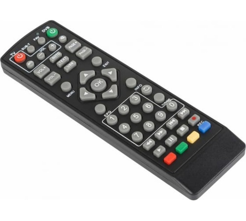 Пульт универсальный для DVB-T2 с функцией управления телевизором (RX-DVB-014) | код 38-0014 | REXANT