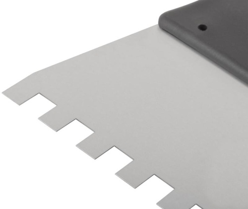 Шпатель фасадный нержавеющий зубчатый 250 мм / зуб 8 мм | код 6608 | FIT фото 7 Шпатель фасадный нержавеющий зубчатый 250 мм / зуб 8 мм | код 6608 | FIT фото 7