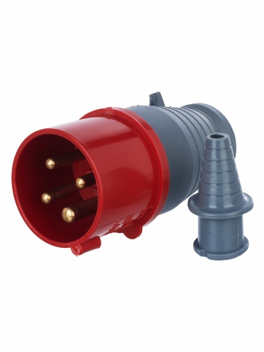 Вилка 3Р+РЕ 16А 380В IP44 | код. PSR02-016-4 | IEK фото 3