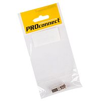 Переходник антенный, (штекер F - штекер TV), (1шт.) (пакет) PROconnect | код 05-4361-4-7 | PROCONNECT