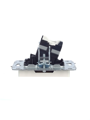 BRITE Розетка компьютерная двойная кат.5E RJ45 РК10-2-БрЖ жемчуг | код BR-K20-1-K36 | IEK фото 5