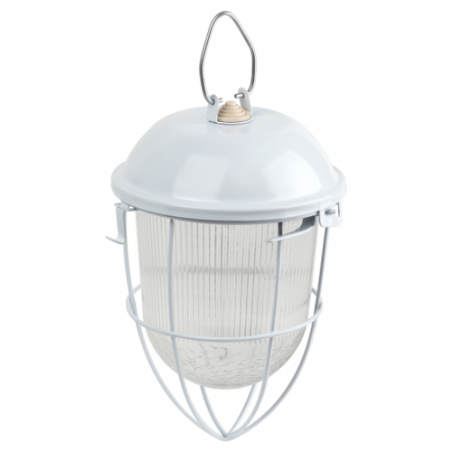 Светильник НСП 41-200-003 с решеткой Желудь сталь стекло IP54 E27 max 200Вт 185х345 белый | код Б0052020 | ЭРА