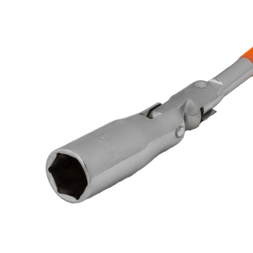 Ключ свечной Т-образный с карданным шарниром, 16х250мм | код 80-0726 | REXANT