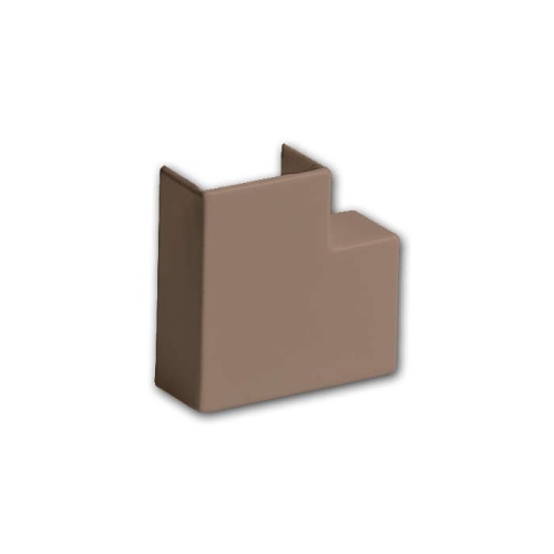 Поворот на 90 градусов для РКК-20х10 коричневый | код ПВР-20х10-К | Ruvinil