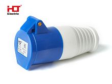 Розетка 213 переносная 2Р+РЕ 16А 230В IP44 HLT | код 083-03-21 | HLT