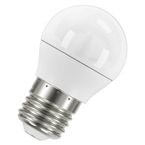 Лампа светодиодная LED 10 Вт E27 4000К 800Лм шарик 220 В (замена 75Вт) | код 4058075579927 | LEDVANCE