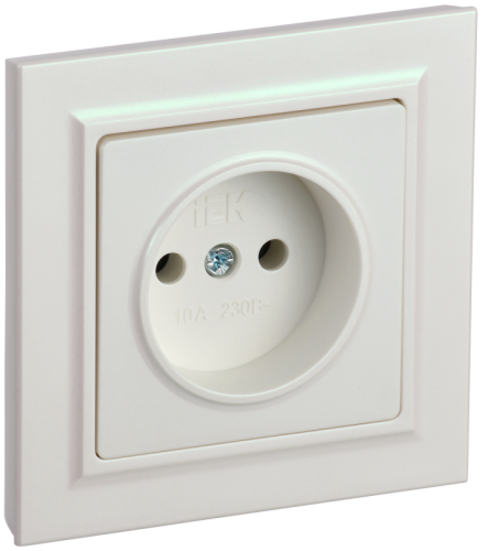 BRITE Роз. без з/к/ш 10А в сб. РСР10-1-0-БрЖ жемч. IEK | код BR-R10-10-K36-F | IEK