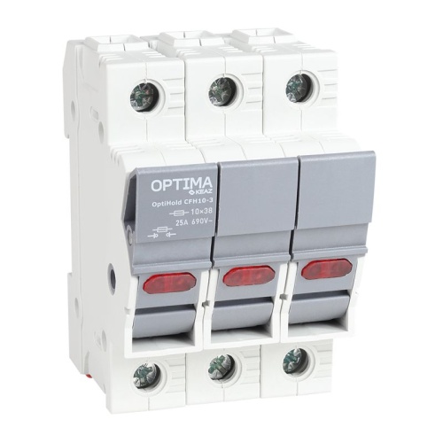 Предохранитель-разъединитель модульный OptiHold CFH10-25-3 КЭАЗ 385306 Предохранитель-разъединитель модульный OptiHold CFH10-25-3 КЭАЗ 385306