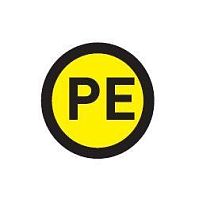 Наклейка PE (1шт) (d20мм) | код. an-2-08 | EKF