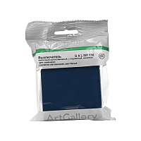 Выключатель кнопочный 1-кл. ArtGallery 10А с подсветкой механизм аквамарин SE GAL001116