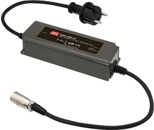 Источник питания AC-DC, 90Вт, вход 90…264В AC, 47…63Гц/127…370В DC, ККМ, выход 15В/6А, изоляция 3750В AC, пластиковый корпус IP67, 171х63х37.5мм, -40…+70С | код OWA-90E-15 | MeanWell