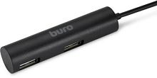 Разветвитель USB 2.0 Buro BU-HUB4-0.5R-U2.0 4порт. черный | код 436325 | BURO