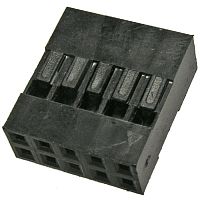 Гнездо для плат 2.54 мм RUICHI BLD 2x05 (BLD-10), 10 контактов | код 58295 | Ruichi