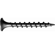 Саморез гипсокартон/металл 3,5х32 черный | код screw-GM-32 | Крепдил