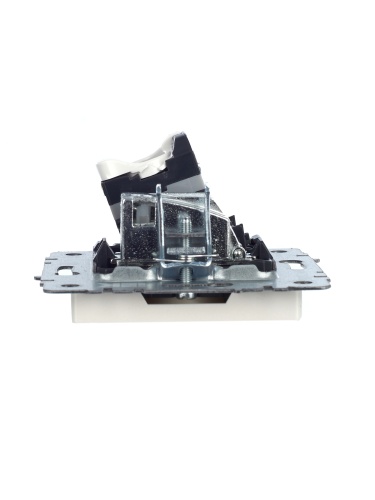 BRITE Розетка двойная TV+RJ45 кат.5E РТВ/РК12-БрЖ жемчуг | код BR-AK20-1-K36 | IEK фото 3