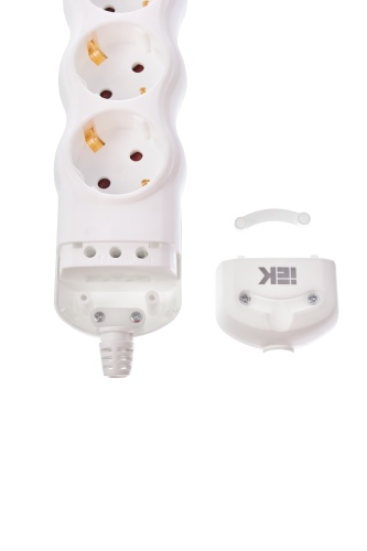 Колодка удлинителя 3-мест. с заземл. РПр03 | код WYP10-D-KP-16-03-ZS-K01 | IEK фото 2