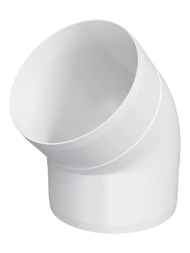 Колено круглое пластиковое 45° D100 | код 10ККП 45° | ERA