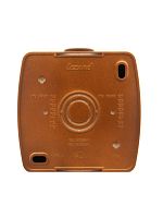 Выключатель одноклавишный, с подсветкой, сосна | код 710-0800-111 | Lezard