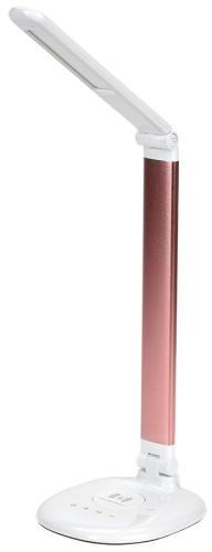 LIGHTING Светильник светодиодный настольный 2010 7Вт на подставке QI-заряд розовый | код LDNL0-2010-1-QI-7-K14 | IEK