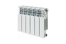 Радиатор алюминиевый секционный 200/100/8 боковое подключение | код RRC200*100AL08 | Русский Радиатор