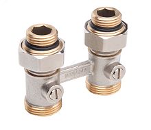 Комплект подключения прямой 3/4'x1/2' (узел нижнего подключения 003L0391R + адаптер 003L0399) | код 003L0392RN | Ридан