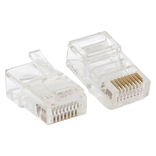 Коннектор RJ45 (8P8C) кат.5E неэкранир. TERACOM универс. (уп.10шт) | код TRC-PLUG-5EUTP-10 | EKF фото 2 Коннектор RJ45 (8P8C) кат.5E неэкранир. TERACOM универс. (уп.10шт) | код TRC-PLUG-5EUTP-10 | EKF фото 2