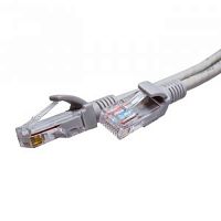 Патч-корд U/UTP Cat.5e 4x2х26AWG (7x0.16mm) Cu PVC серый 2м | код 10-0103 | SUPRLAN