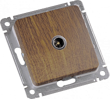 MASTER Розетка телевизионная оконечная скрытой установки, в рамку, дуб | код РСТВ-401-05 | HEGEL