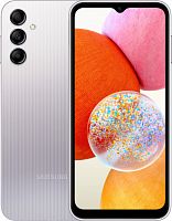 Смартфон Samsung SM-A145 Galaxy A14 128Gb 4Gb серебристый моноблок 3G 4G 2Sim 6.6 1080x2408 Android 13 50Mpix 802.11 a/b/g/n/ac NFC GPS GSM900/1800 GSM1900 microSD max1024Gb | код 1911791 | SAMSUNG