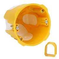 Коробка установочная для полых стен KPRL 68-70 / LD (NA) D73х70мм с соединителем | код KPRL 68-70/LD_NA | KOPOS
