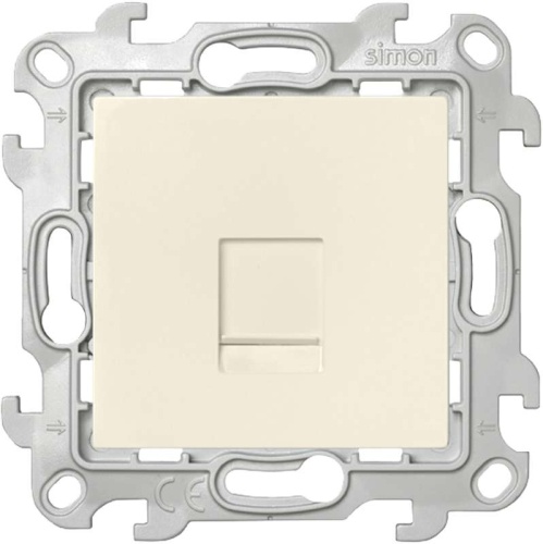 Механизм розетки телефонной RJ11 СП IP20 сл. кость | Код. 2410480-031 | Smon
