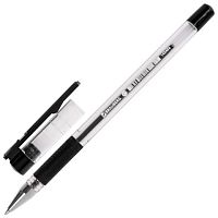 Ручка шариковая с грипом BRAUBERG X-Writer, ЧЕРНАЯ, узел 0,7 мм, линия письма 0,35 мм, 142404 | код 142404 | BRAUBERG
