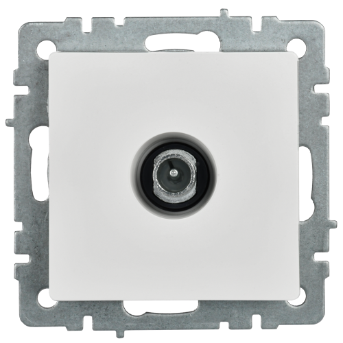 BRITE Розетка TV проходная РТВ10-0-БрБ белый | код BR-A10-P-K01 | IEK фото 3