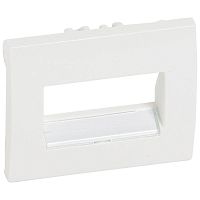 Панель лицевая Galea Life для розетки компьютерной 1-м/2-м RJ45 бел. | код 777075 | Legrand
