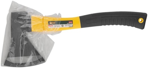 Топор 1000г усилен. фибергласовая ручка; кованая усилен. сталь FIT 46210 фото 3