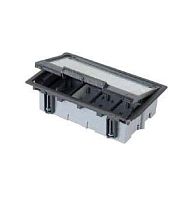 Connect Люк на 3 CIMA-модуля (6 модулей 45х45 мм) глубина 70-100мм посадка 170х210мм max 800кг графит | код SF370-14 | Simon