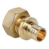 Соединитель надвижной с накидной гайкой 16(2,2) х 1/2" | код. VTm.422.BG.001604 | VALTEC