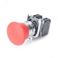 Кнопка аварийного останова SB4 в сборе 22мм 40мм тяни-толкай металл 1НО+1НЗ | код SB4BT845 | Systeme Electric