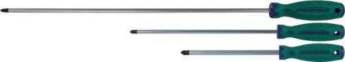 D71P2250 Отвертка стержневая крестовая ANTI-SLIP GRIP, PH2x250 мм | код D71P2250 | JONNESWAY