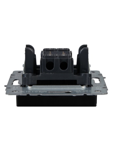 BRITE Выключатель 1-клавишный 10А ВС10-1-0-БрЧ черный | код BR-V10-0-10-K02 | IEK фото 6