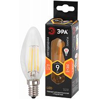 Лампа светодиодная филаментная F-LED B35-9w-827-E14 B35 9Вт свеча E14 тепл. бел. | Код. Б0046991 | ЭРА