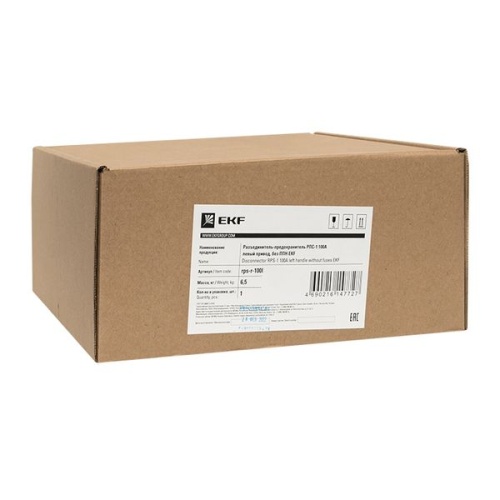 Разъединитель-предохранитель РПС-1 100А левый привод, без ППН Basic | код rps-r-100l | EKF фото 3