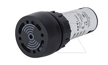 Акустическое сигнальное устройство (зуммер) AD16-22, 24VAC/DC, с подсветкой, 80dB, 22mm, IP31 | код AD16-22SM/R23 | АРТ
